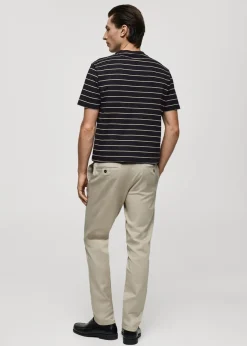 MANGO Koszulki*Koszulka w paski 100% bawełna