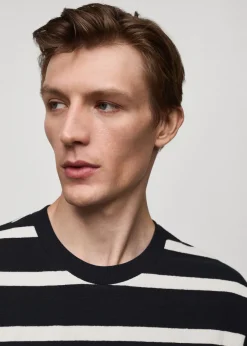 MANGO Koszulki*Koszulka w paski 100% bawełna