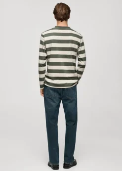 MANGO Koszulki*Koszulka w paski z długiem rękawem