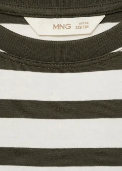 Dzieci MANGO Koszulki*Koszulka w paski z długiem rękawem