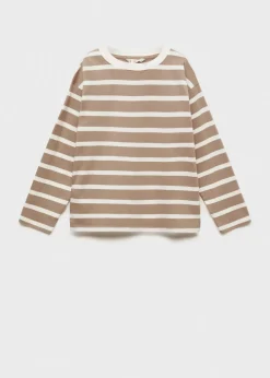 Dzieci MANGO Koszulki*Koszulka w paski z długiem rękawem