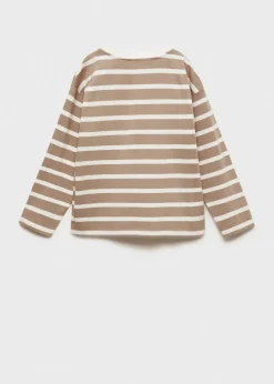 Dzieci MANGO Koszulki*Koszulka w paski z długiem rękawem