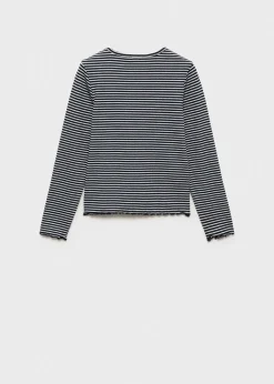 Dzieci MANGO Koszulki I Topy*Koszulka w paski z długiem rękawem