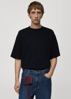 MANGO Koszulki*Koszulka z 100% bawełny oversize