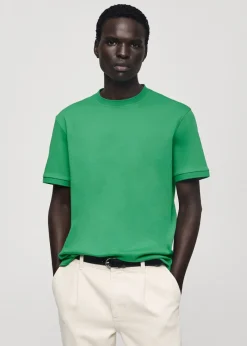 MANGO Koszulki*Koszulka z 100% bawełny regular fit