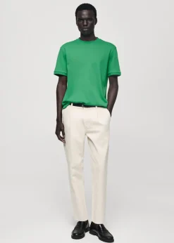 MANGO Koszulki*Koszulka z 100% bawełny regular fit