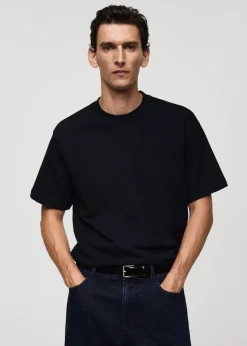 MANGO Koszulki*Koszulka z 100% bawełny relaxed fit