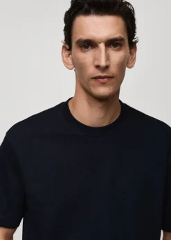 MANGO Koszulki*Koszulka z 100% bawełny relaxed fit