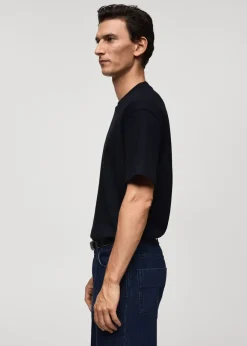 MANGO Koszulki*Koszulka z 100% bawełny relaxed fit