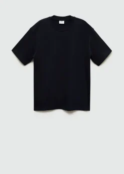 MANGO Koszulki*Koszulka z 100% bawełny relaxed fit