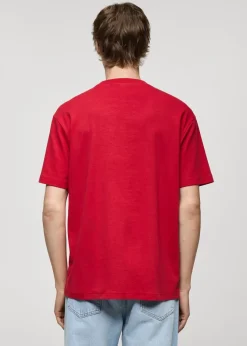 MANGO Koszulki*Koszulka z 100% bawełny relaxed fit