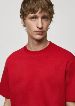 MANGO Koszulki*Koszulka z 100% bawełny relaxed fit