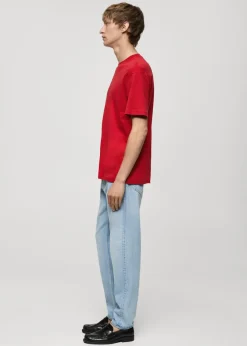 MANGO Koszulki*Koszulka z 100% bawełny relaxed fit