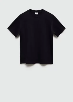 MANGO Koszulki*Koszulka z 100% bawełny relaxed fit