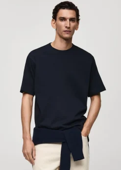 MANGO Koszulki*Koszulka z 100% bawełny relaxed fit