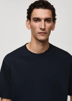 MANGO Koszulki*Koszulka z 100% bawełny relaxed fit