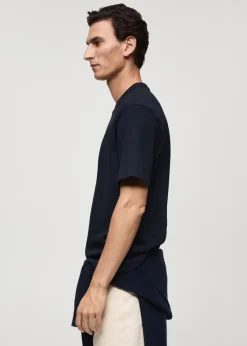 MANGO Koszulki*Koszulka z 100% bawełny relaxed fit