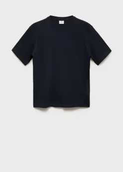 MANGO Koszulki*Koszulka z 100% bawełny relaxed fit