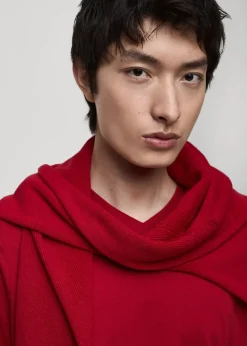 MANGO Koszulki*Koszulka z 100% bawełny slim fit z dekoltem w serek