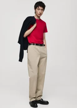 MANGO Koszulki*Koszulka z 100% bawełny slim fit