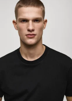 MANGO Koszulki*Koszulka z 100% bawełny slim fit