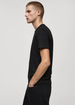 MANGO Koszulki*Koszulka z 100% bawełny slim fit