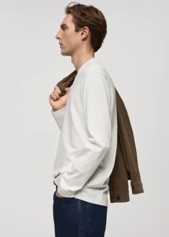 MANGO Koszulki*Koszulka z 100 % bawełny z długim rękawem