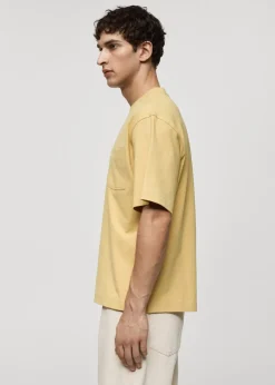 MANGO Koszulki*Koszulka z 100% bawełny z kieszenią