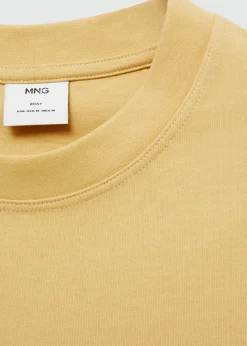 MANGO Koszulki*Koszulka z 100% bawełny z kieszenią