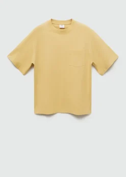 MANGO Koszulki*Koszulka z 100% bawełny z kieszenią