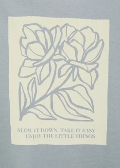 MANGO Koszulki*Koszulka z 100% bawełny z nadrukiem na piersi