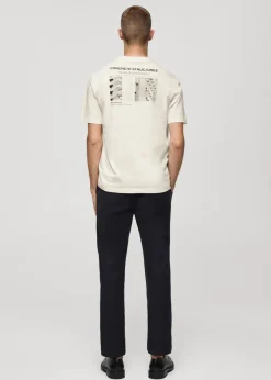 MANGO Koszulki*Koszulka z 100% bawełny z nadrukiem