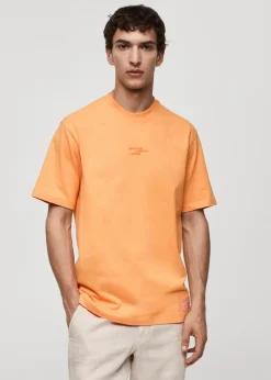 MANGO Koszulki*Koszulka z 100% bawełny z nadrukiem