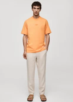 MANGO Koszulki*Koszulka z 100% bawełny z nadrukiem