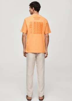 MANGO Koszulki*Koszulka z 100% bawełny z nadrukiem