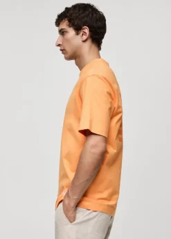 MANGO Koszulki*Koszulka z 100% bawełny z nadrukiem