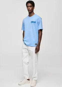 MANGO Koszulki*Koszulka z 100% bawełny z nadrukiem