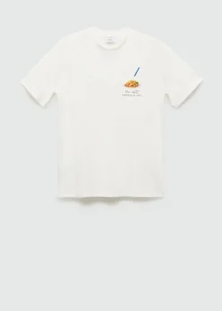 MANGO Koszulki*Koszulka z 100% bawełny z nadrukiem