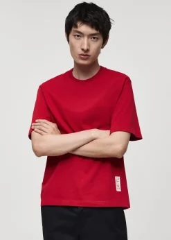 MANGO Koszulki*Koszulka z 100% bawełny z napisem