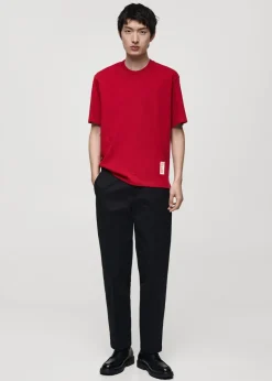 MANGO Koszulki*Koszulka z 100% bawełny z napisem