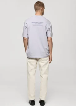 MANGO Koszulki*Koszulka z 100% bawełny z napisem