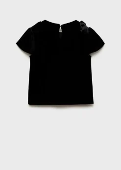 Dzieci MANGO Koszulki I Topy*Koszulka z aksamitu z kokardką