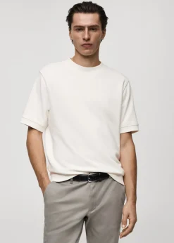 MANGO Koszulki*Koszulka z bawełny regular fit