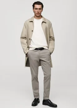 MANGO Koszulki*Koszulka z bawełny regular fit