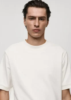 MANGO Koszulki*Koszulka z bawełny regular fit