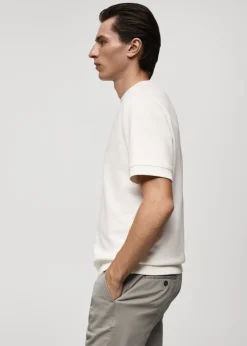 MANGO Koszulki*Koszulka z bawełny regular fit