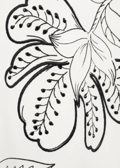 MANGO Koszulki*Koszulka z bawełny z nadrukiem kwiatu