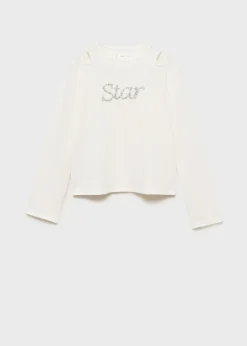 Dzieci MANGO Koszulki I Topy*Koszulka z cekinami