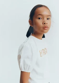 Dzieci MANGO Koszulki I Topy*Koszulka z cekinami