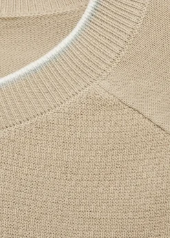 MANGO Kardigany I Swetry|Koszulki*Koszulka z cienkiej dzianiny z teksturą